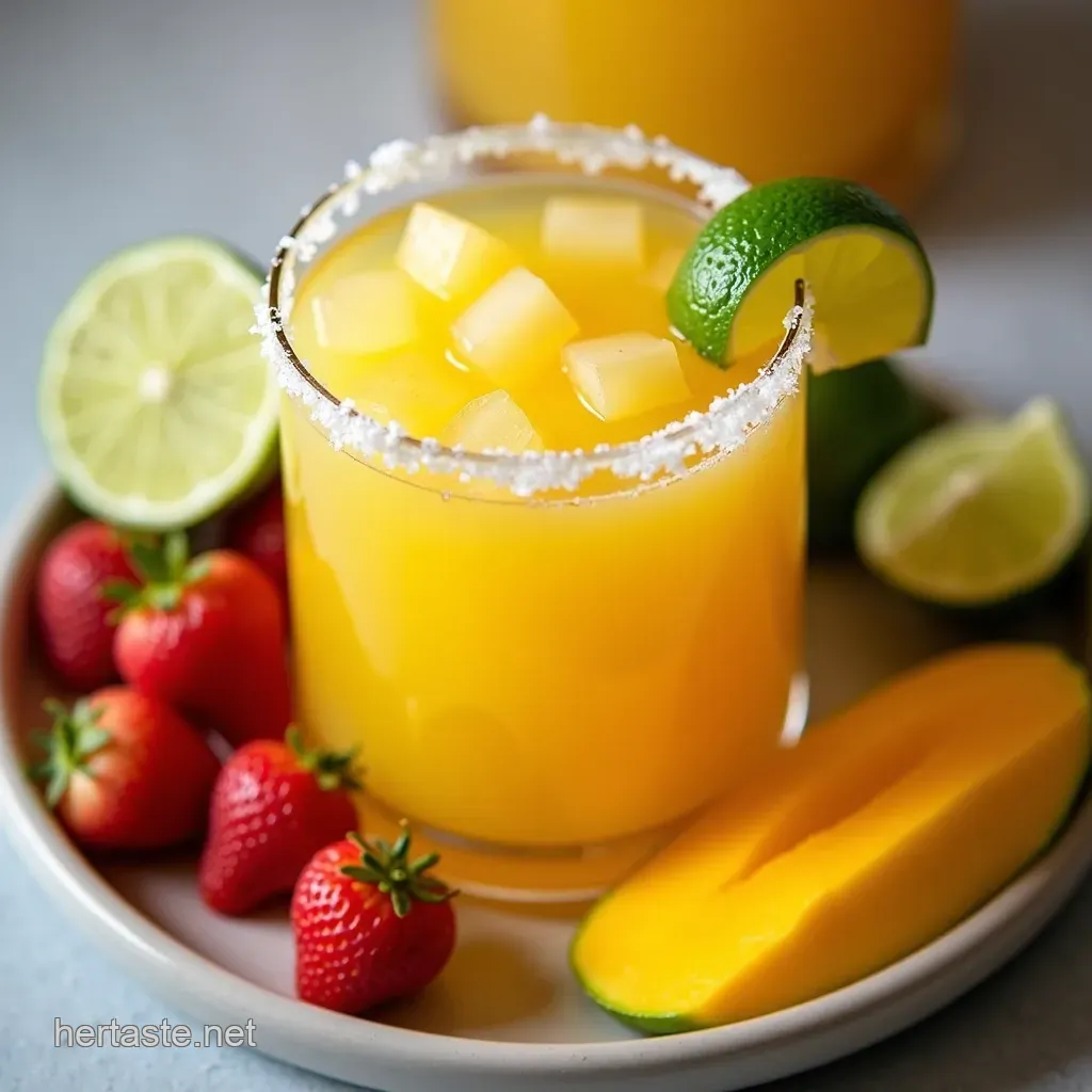 Easy Fresh Mango Margarita: Naturally Sweet Summer Cocktail
